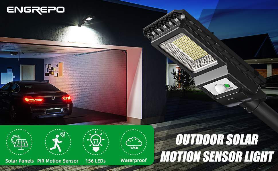 Lámpara solar para exterior 156 Led (LSE-P-1000L)