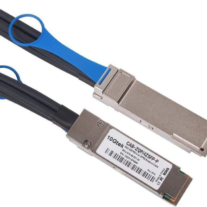 DAC QSFP28 (100G) a (4x)SFP28 (25G) 3 metros