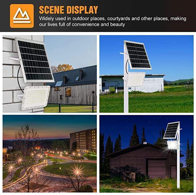 Lámpara solar led para exterior 24000 Lúmenes (RSE-P-24000L)