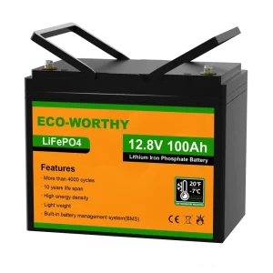 BATERÍA ECOWORTHY LIFEPO4 12.8V 100Ah (ECO-LITIO-100)