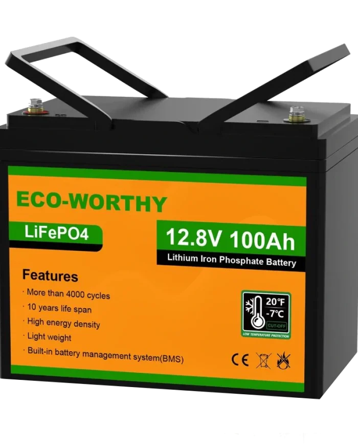 BATERÍA ECOWORTHY LIFEPO4 12.8V 100Ah (ECO-LITIO-100)